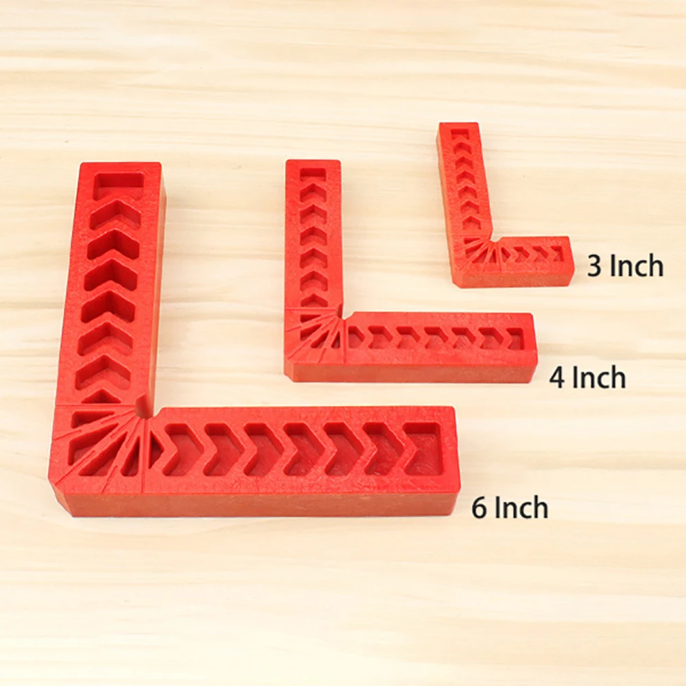 

90 Degree L Shape Right Angle Clamps Auxiliary Locator Corner Clamping Ruler Angle Holder Assist Positioning Equipment Wood