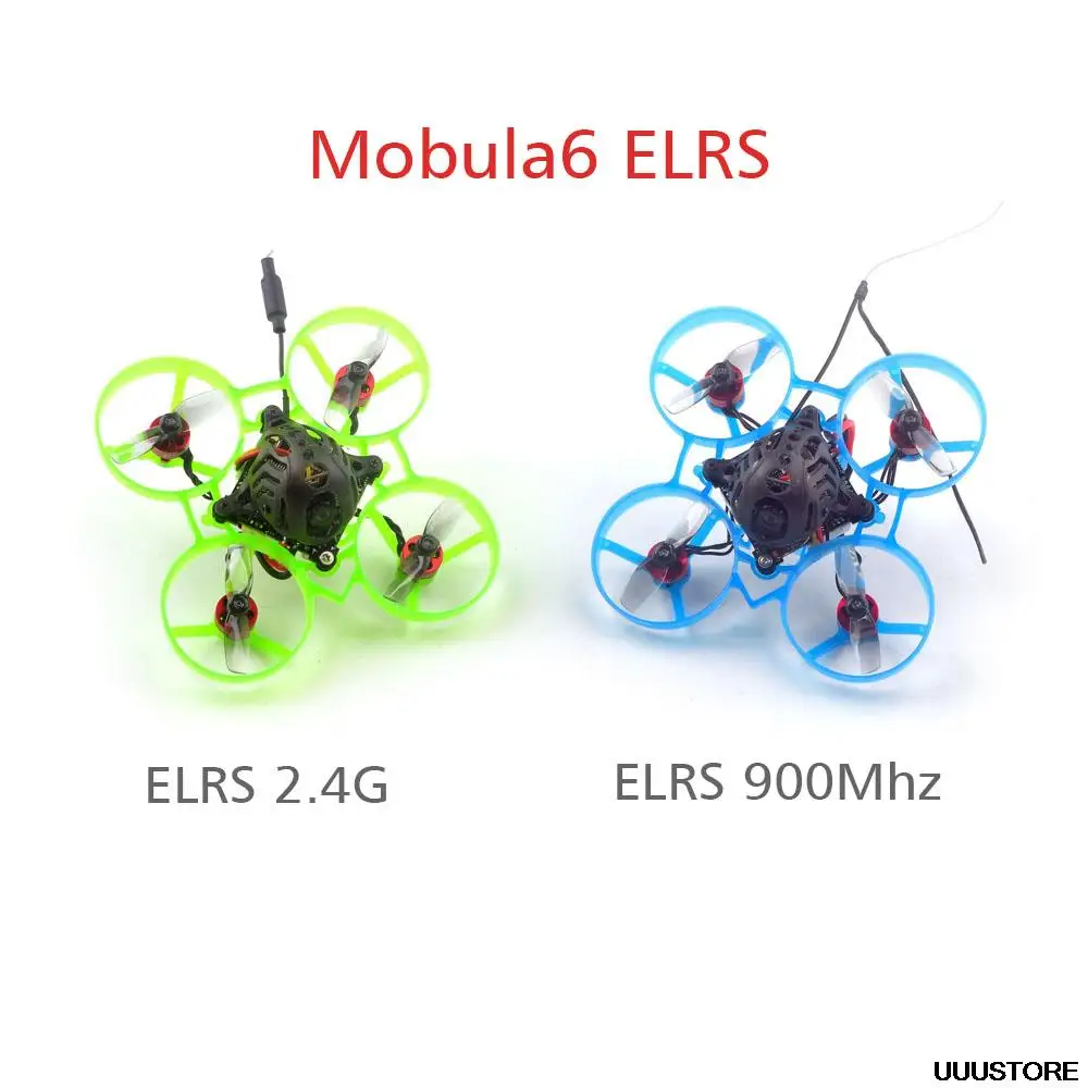 

Happymodel Mobula6 ELRS ELRS F4 2G4 2.4G CrazyF4 ELRS 915MHz 868MHz Runcam Nano3 200mW 0702 KV26000 1S 65mm FPV TinyWhoop Drone