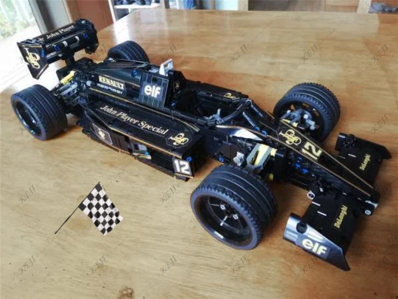 KEJI MOC-70614 John Player специальная формула 1 гоночный автомобиль модель F1 конструктор