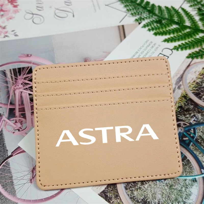 

For Opel Astra H J Insignia Corsa C D Vectra B 1Pc Pu Leather Card Cover ID Card Women Business Card Driving license Coin Purse