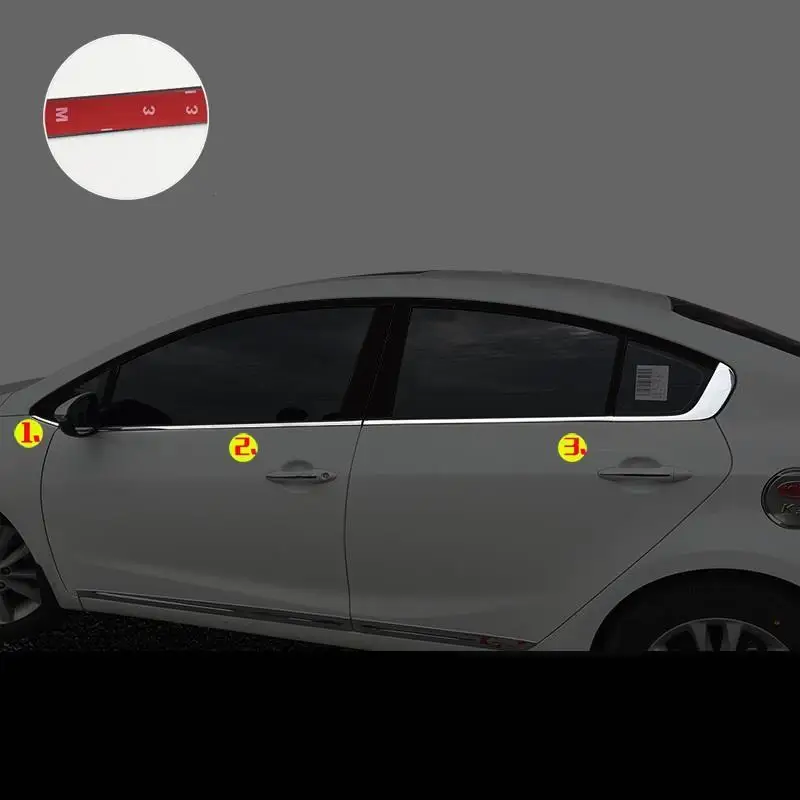 Автомобильный хромированный автомобильный Модифицированный корпус окна крышка