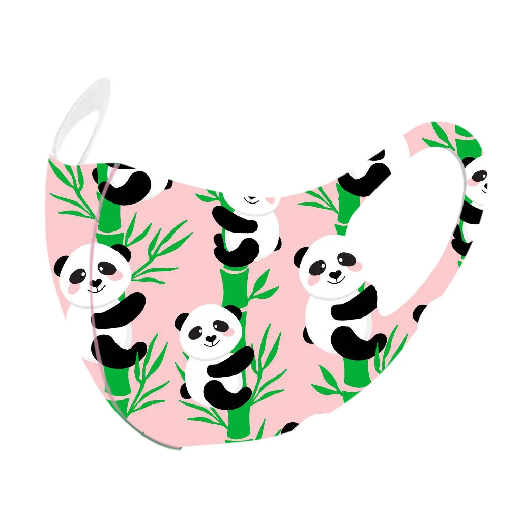 

#1pcs Face Mask Kids Boys Girls Washable Cartoon Mask Kids Animal Print Reusable Mask Mascarillas Breathable Face Masks F1021