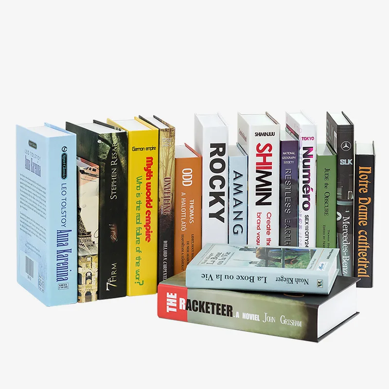 Имитация книги поддельные реквизит Книга чехол модель гостиная мягкое Украшение
