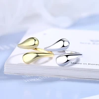 minimalism smooth tiny finger rings simple opening ring band wedding rings for bridal female charming ring accessories gifts
