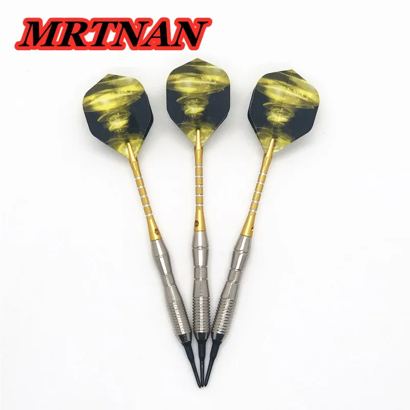 

New 3pcs/set of electronic darts with aluminum alloy dart bar and PET dart wing hot selling 18g indoor throwing dart