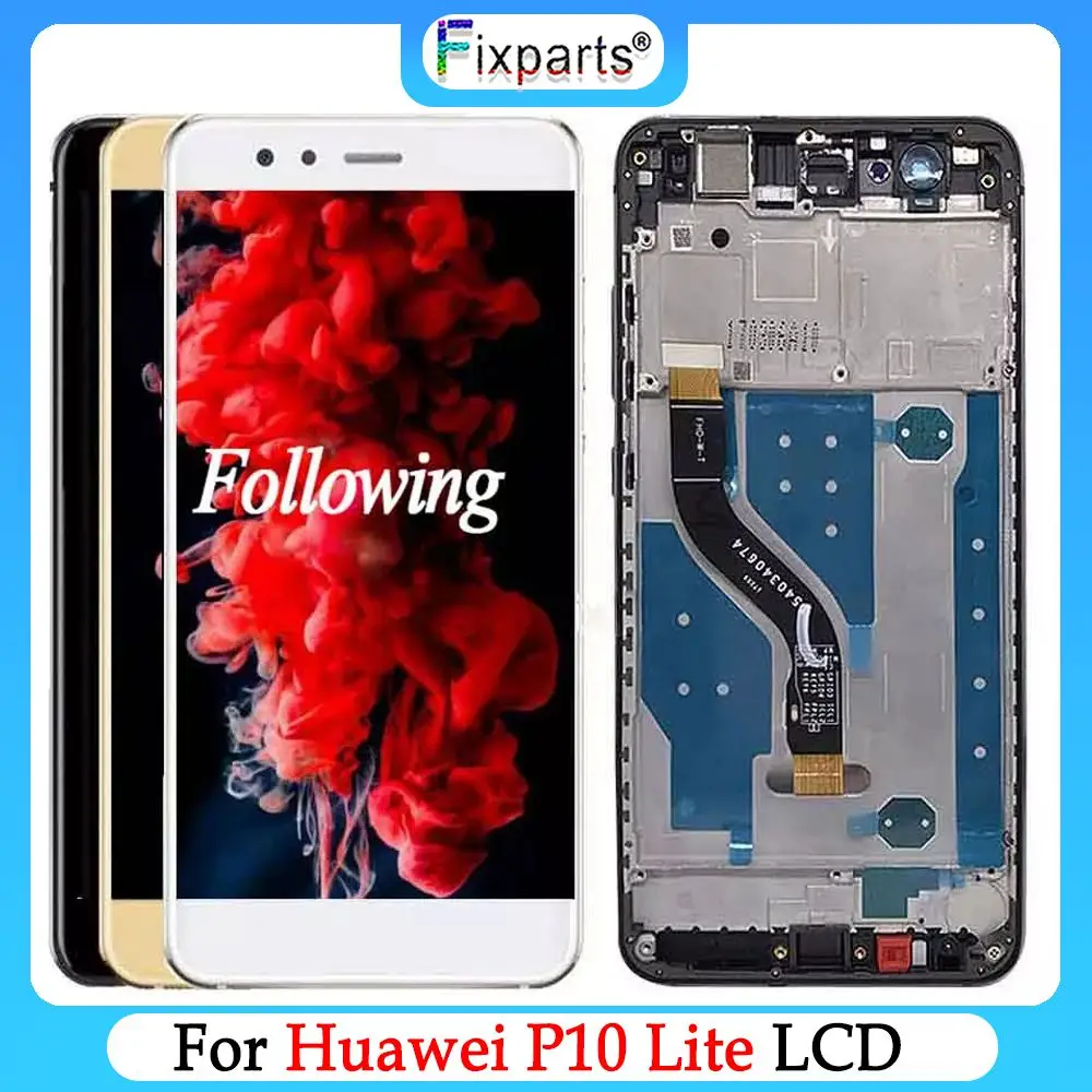 

5.2" For Huawei P10 Lite LCD Display Touch Screen Digitizer Assembly Replacement Parts 1920x1080 For Huawei P10 Lite LCD