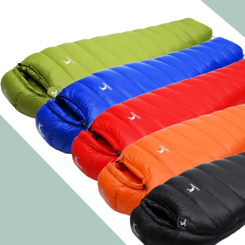 

Outdoor Waterproof Camping Sleeping Bag Ultralight Folding 4 Season Warm Envelope Backpacking Sleeping Bag Travel Hike Lazy Bags