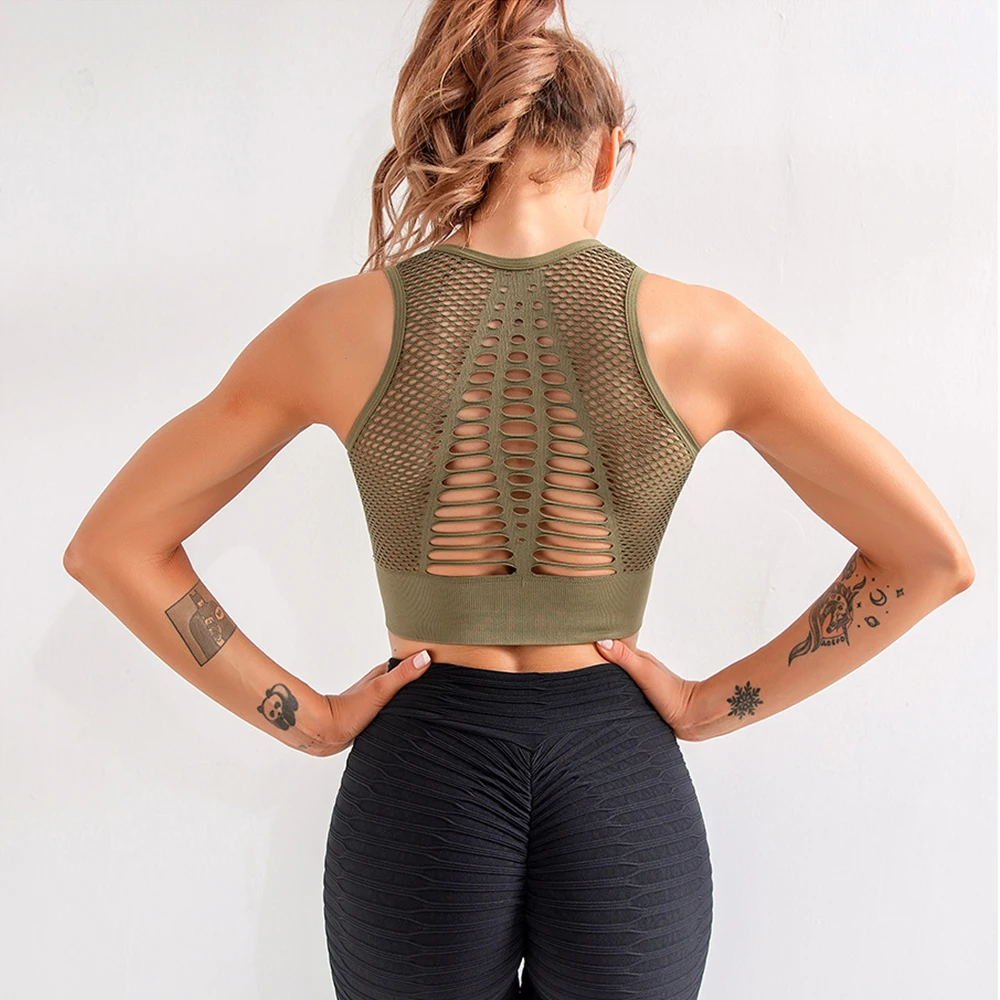 Sports Bra Yoga Fitness Push Up Top Women Sports Vest Sexy Fitness Workout Sportswear Exercise Sports Fitness Gym Running Yoga