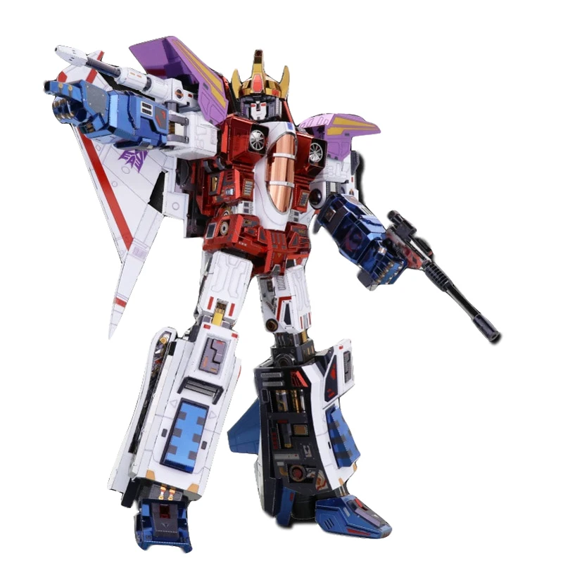 Художественная модель 3D металлический пазл G1 красный паук набор моделей робота