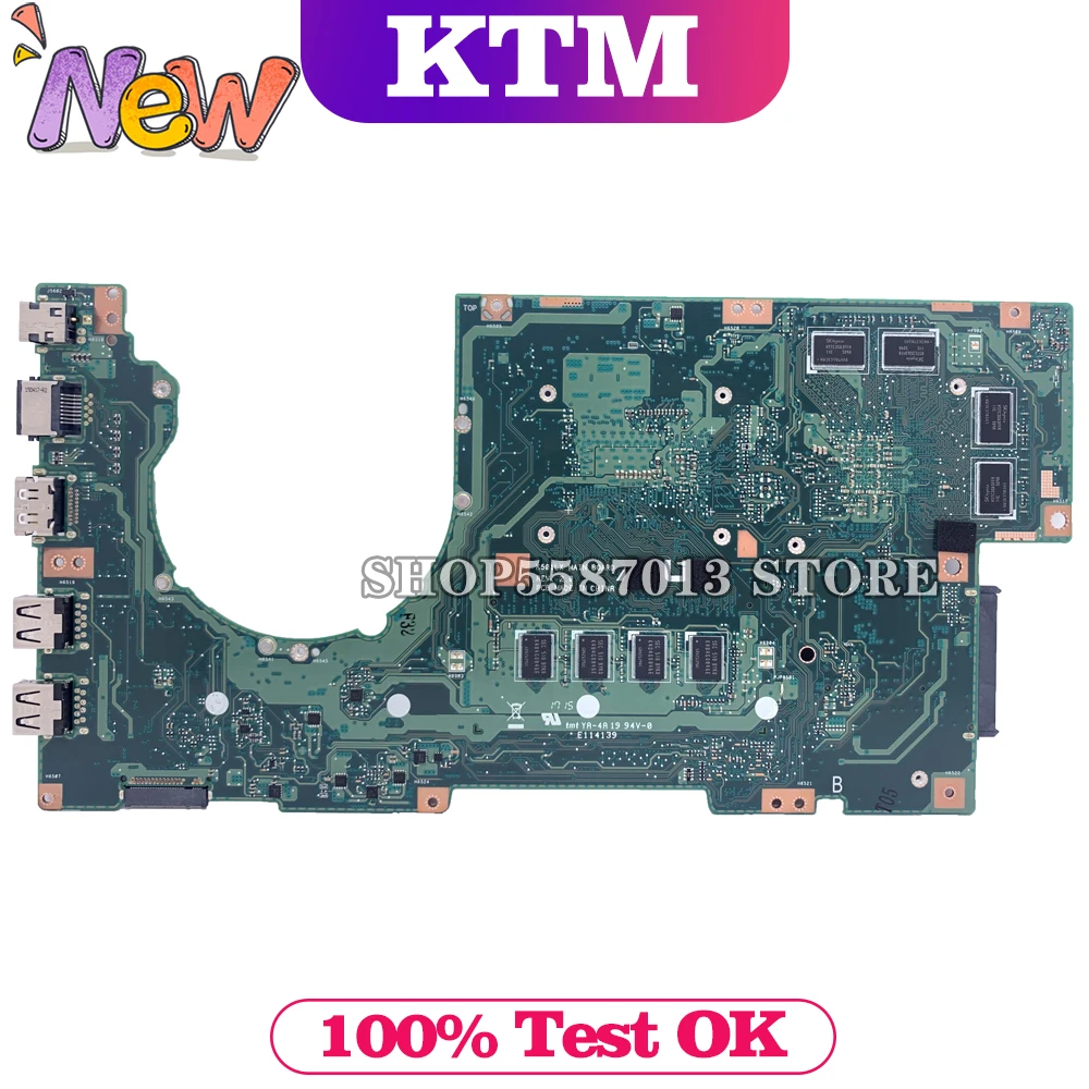 

K501LX Laptop motherboard for ASUS K501LB K501L original mainboard 4GB-RAM I7-5500HQ GT940M 2G/4G