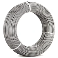 2050100meter 304 stainless steel wire rope soft fishing lifting cable clothesline diameter 0 61 51 82345mm rustproof