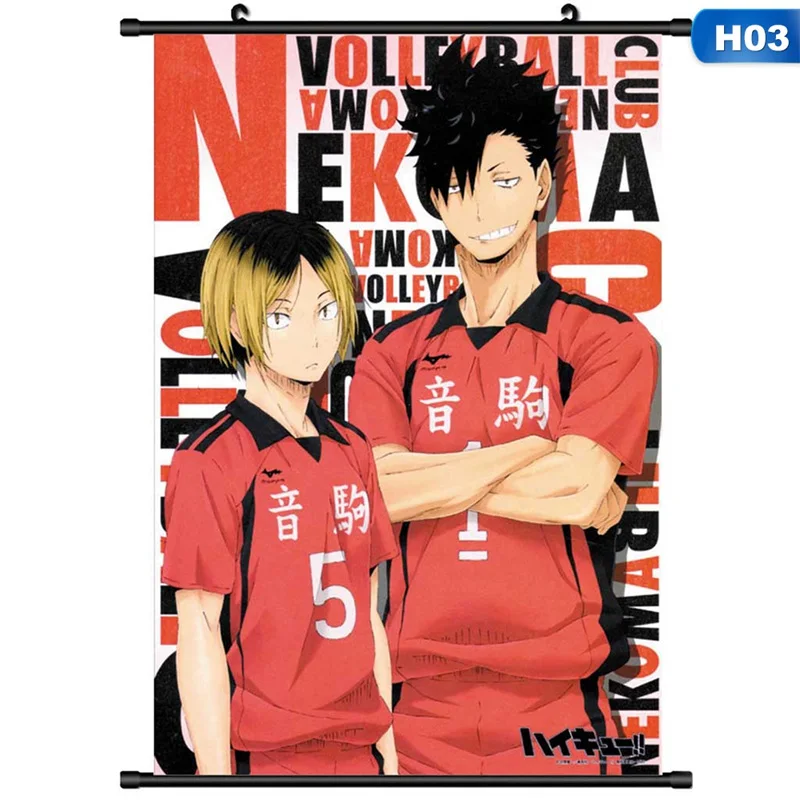 Аниме Haikyuu! Постер с волейбольной тематикой для подростков Настенная картина