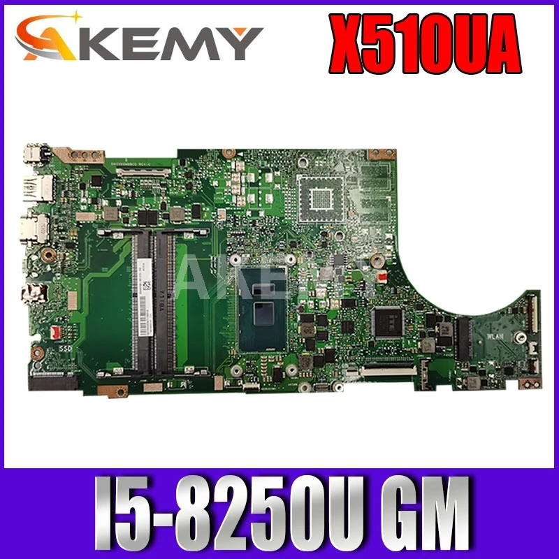 

X510UNR материнская плата для ноутбука ASUS X510UAR X510UA X510UQ X510UR X510U S5100UA S5100U оригинальная материнская плата I5-8250U GM