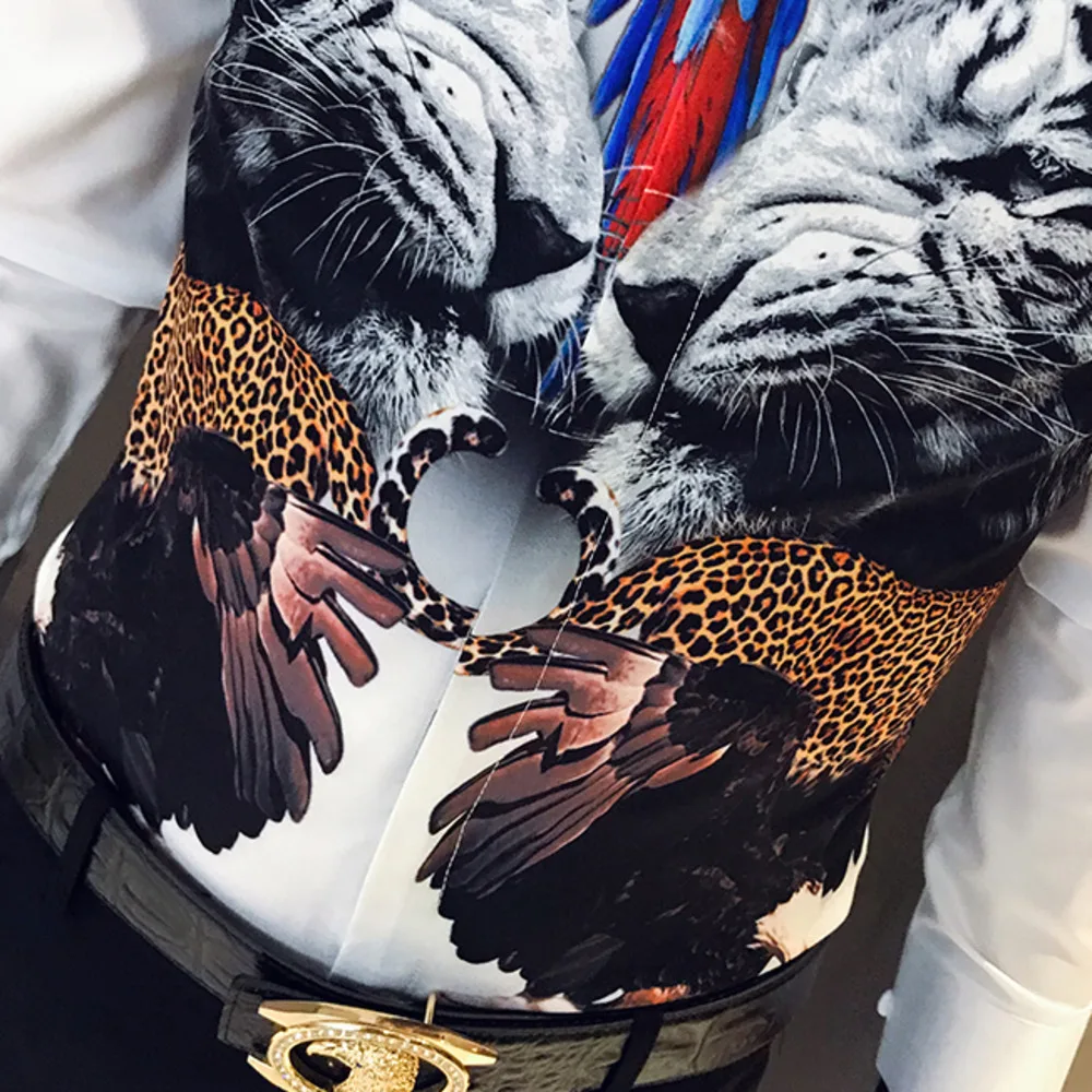 Дизайнерские мужские рубашки с 3D принтом, с длинным рукавом, Camisa Masculina, Повседневная приталенная Мужская рубашка для работы в ночном клубе, уличная рубашка