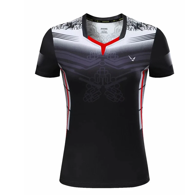 

Новые рубашки для бадминтона, мужская спортивная футболка, теннисные рубашки, Мужская футболка для настольного тенниса, быстросохнущая Спо...