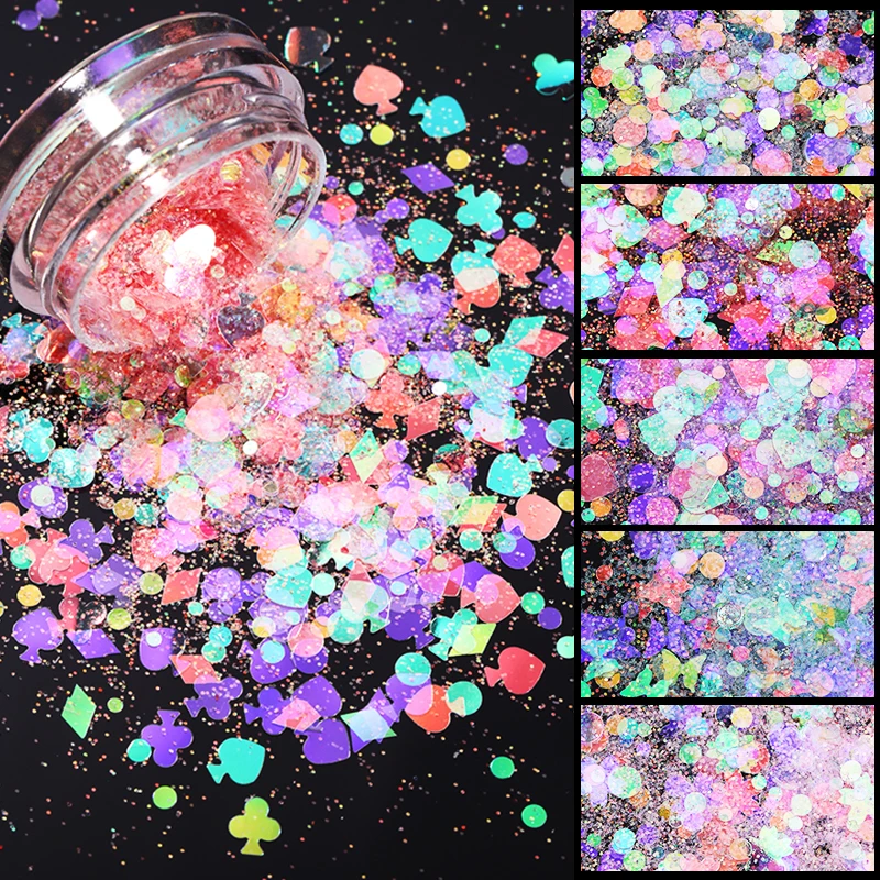 1 шт. цветные блестки для ногтей | Красота и здоровье
