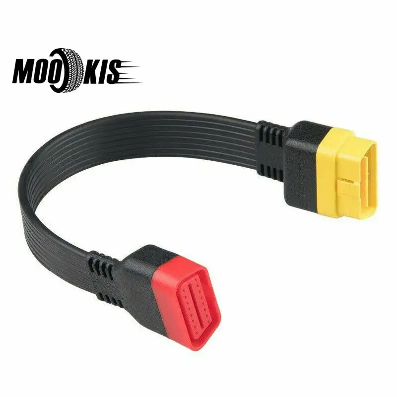 Launch OBD Удлинительный кабель для X431 V/V +/PRO 3/Easydiag 3 0/Mdiag/Golo Main OBD2 Расширенный разъем 16