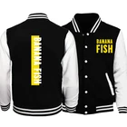 Харадзюку Банановая рыба унисекс куртка японского аниме печатная Мужская Уличная Повседневная Толстовка