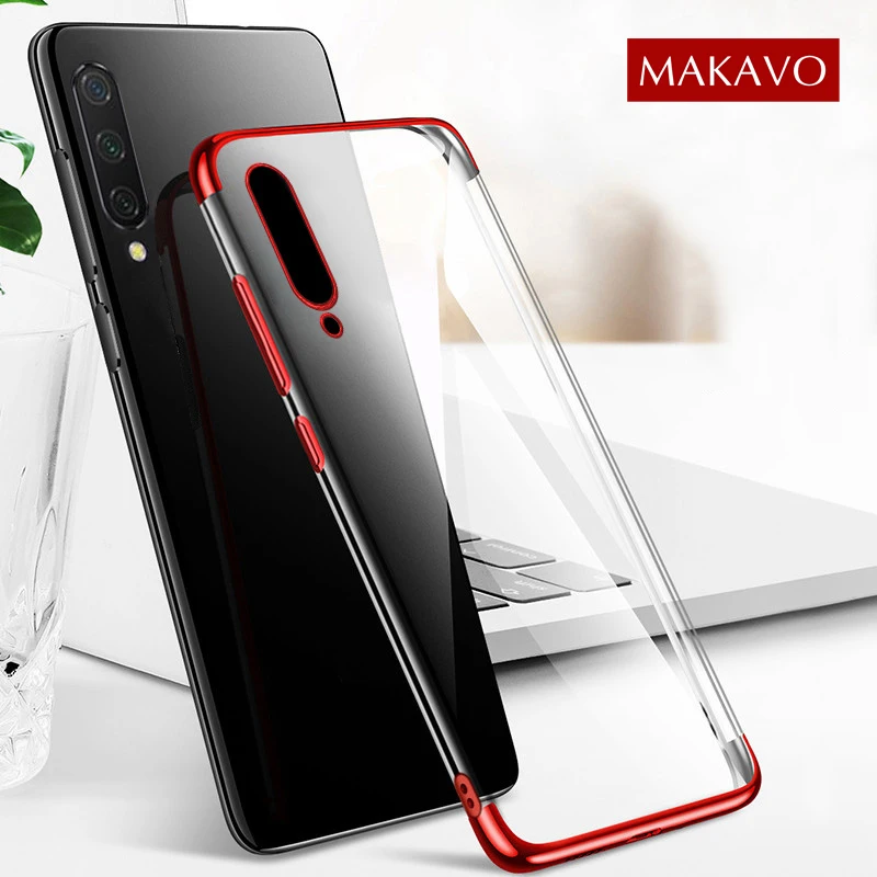 Чехол MAKAVO для Xiaomi mi 9 мягкая прозрачная задняя крышка SE Чехлы телефона | Мобильные