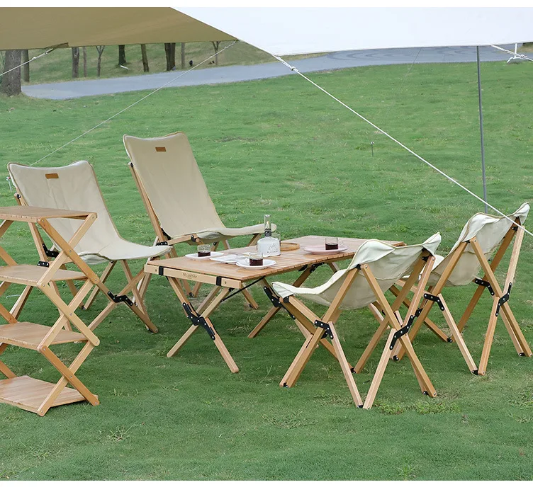 저렴한 야외 휴대용 캠핑 의자 초경량 목재 낚시 의자 접이식 비치 의자 낚시 야외 바베큐 피크닉 의자