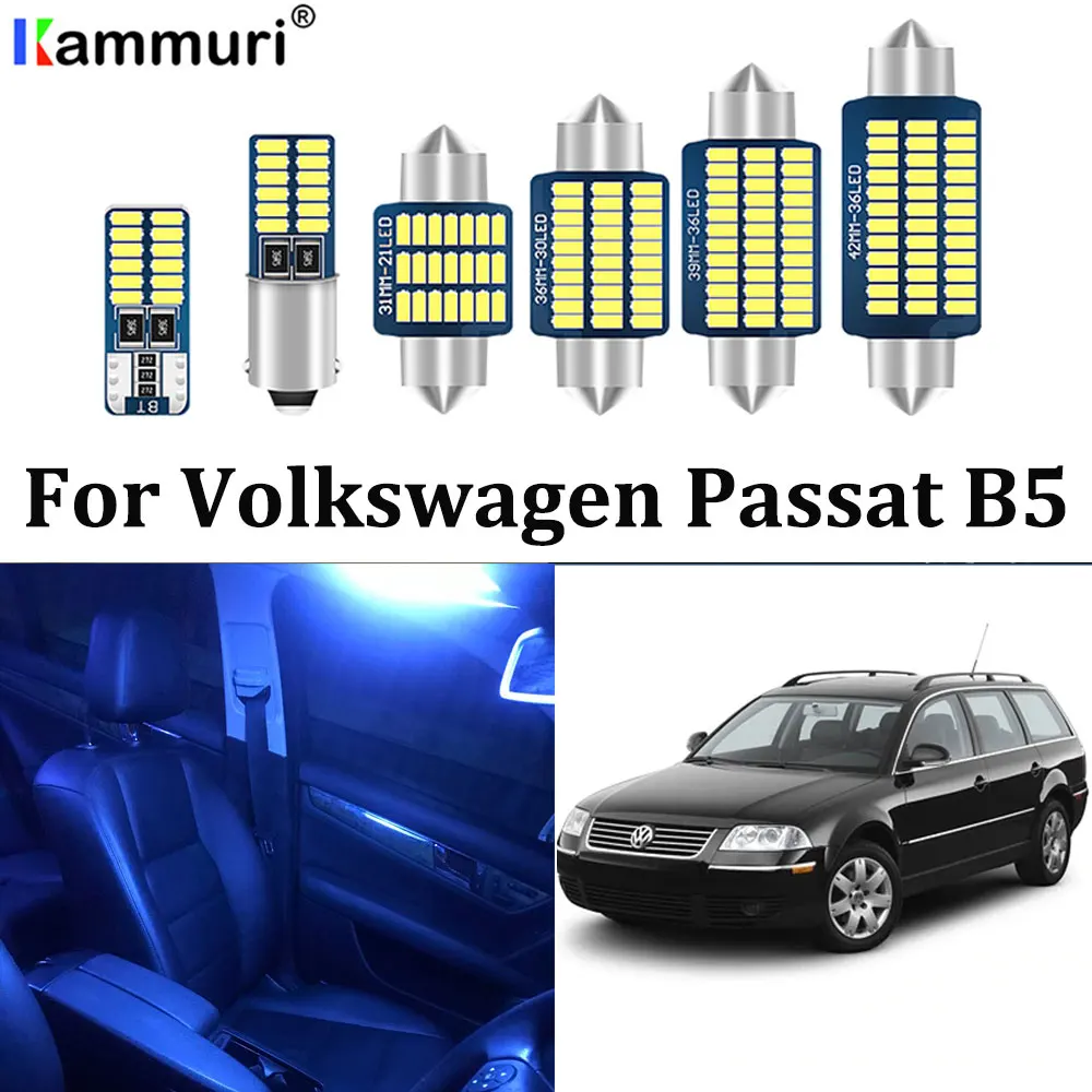 17 шт. белые светодиодные с Canbus Автомобильный интерьер Комплект ламп для Volkswagen VW