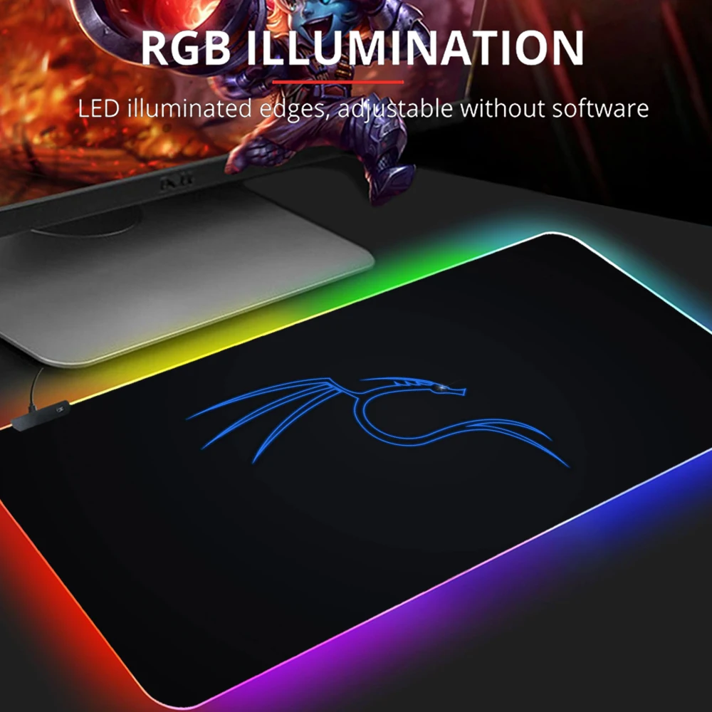 Игровой коврик для мыши 40x90 см XXL Kali Linux | Компьютеры и офис