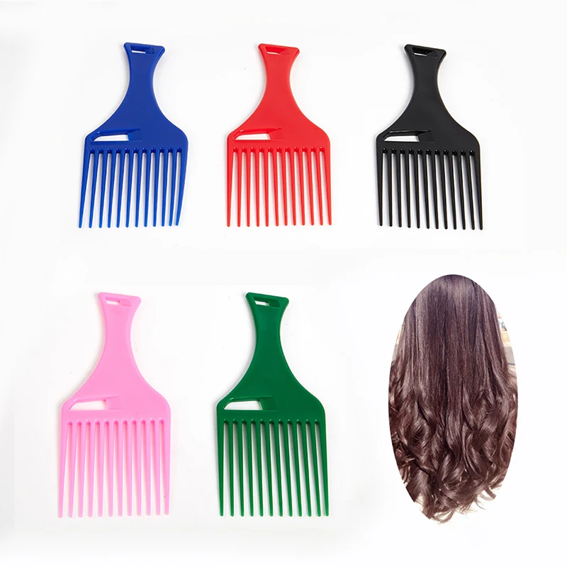 

1Pcs Hairdressing Styling Tool High Quality Hair Comb High Low Gear Comb Insert Hair Pick Fork Comb Hair Accessories