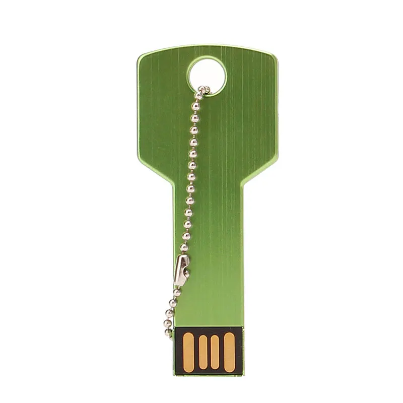 Usb флеш-накопитель 16 флэш в виде ключа в форме флешки 32 Гб Водонепроницаемая Ручка usb 2,0 металлический накопитель 64 ГБ браслет 4 ГБ 8 ГБ 128 ГБ Подарочный логотип - Цвет: Free custom LOGO