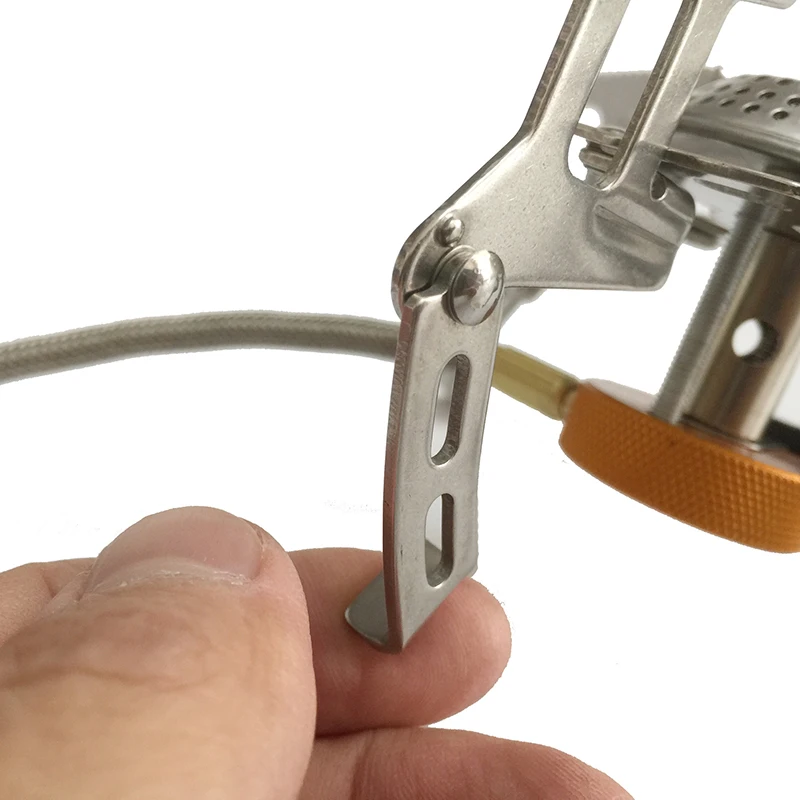 Небольшая газовая плита для кемпинга портативная складная отдыха на открытом