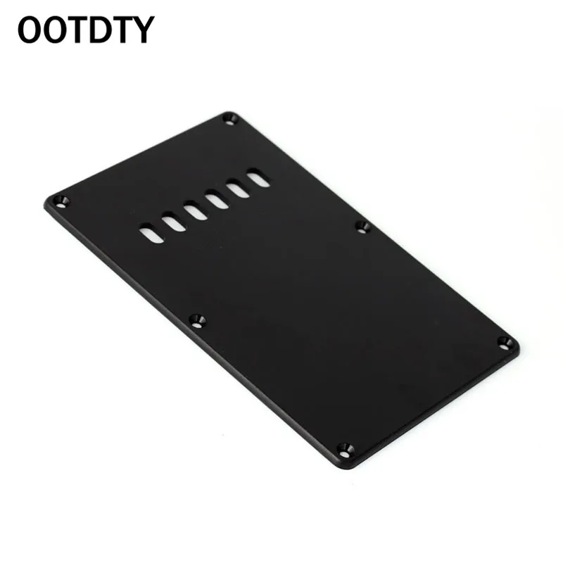 ootdty lagen einzigen schwarzen gitarre tremolo frühling carbon faser hinter abdeckung für schwarz elektrische gitarre free global shipping