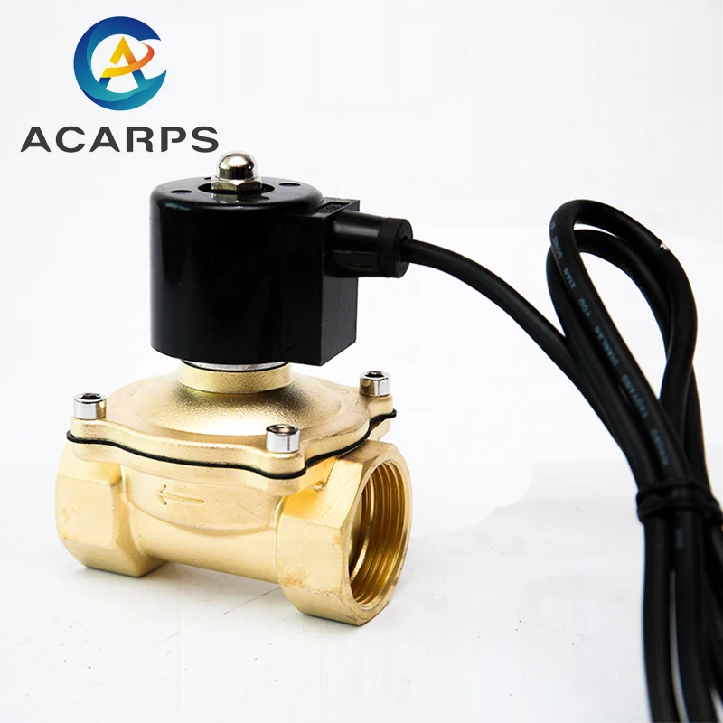 Нормально замкнутый электромагнитный клапан 2 дюйма Стандартная защита IP68 110 В 24