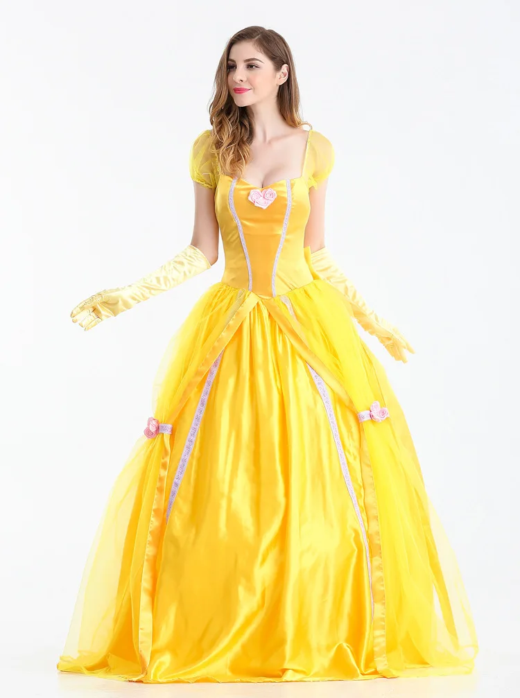Женский костюм принцессы Белоснежки для косплея Сексуальный Костюм Золушки