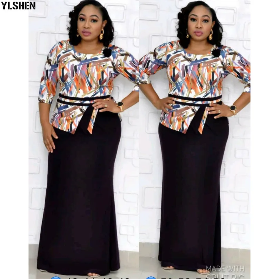 Африканские платья для женщин женское длинное платье Африканское Новая