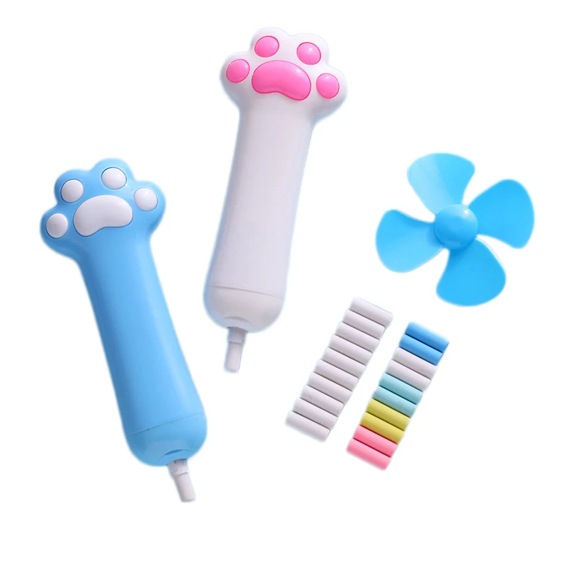 

1 шт. новый модный мультяшный Кот коготь Электрический ластик для детей креативные школьные принадлежности милые многофункциональные Ластики для эскизов