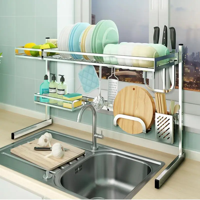 DEL # Escurreplatos Especias органайзер держатель для кухни Нержавеющая сталь из дынь Cocina