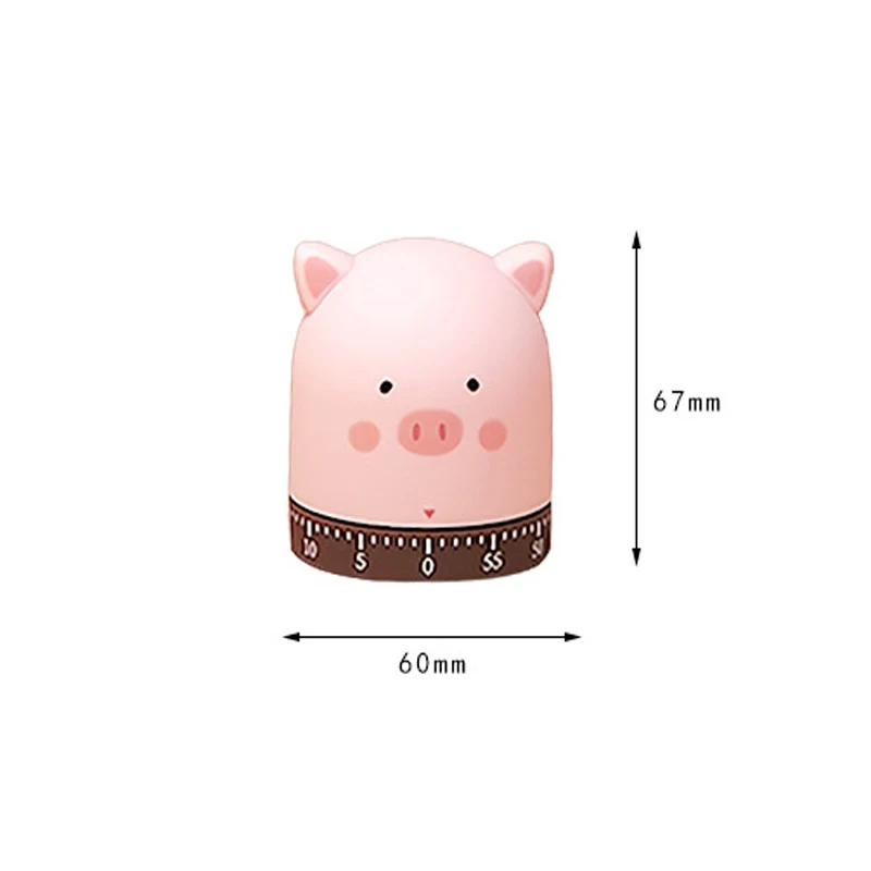 Animal Shaped Kitchen Timer Home Alarm Clock Reminder Helper Accessories 60 Minutes Auto For Cooking Baking Frying |