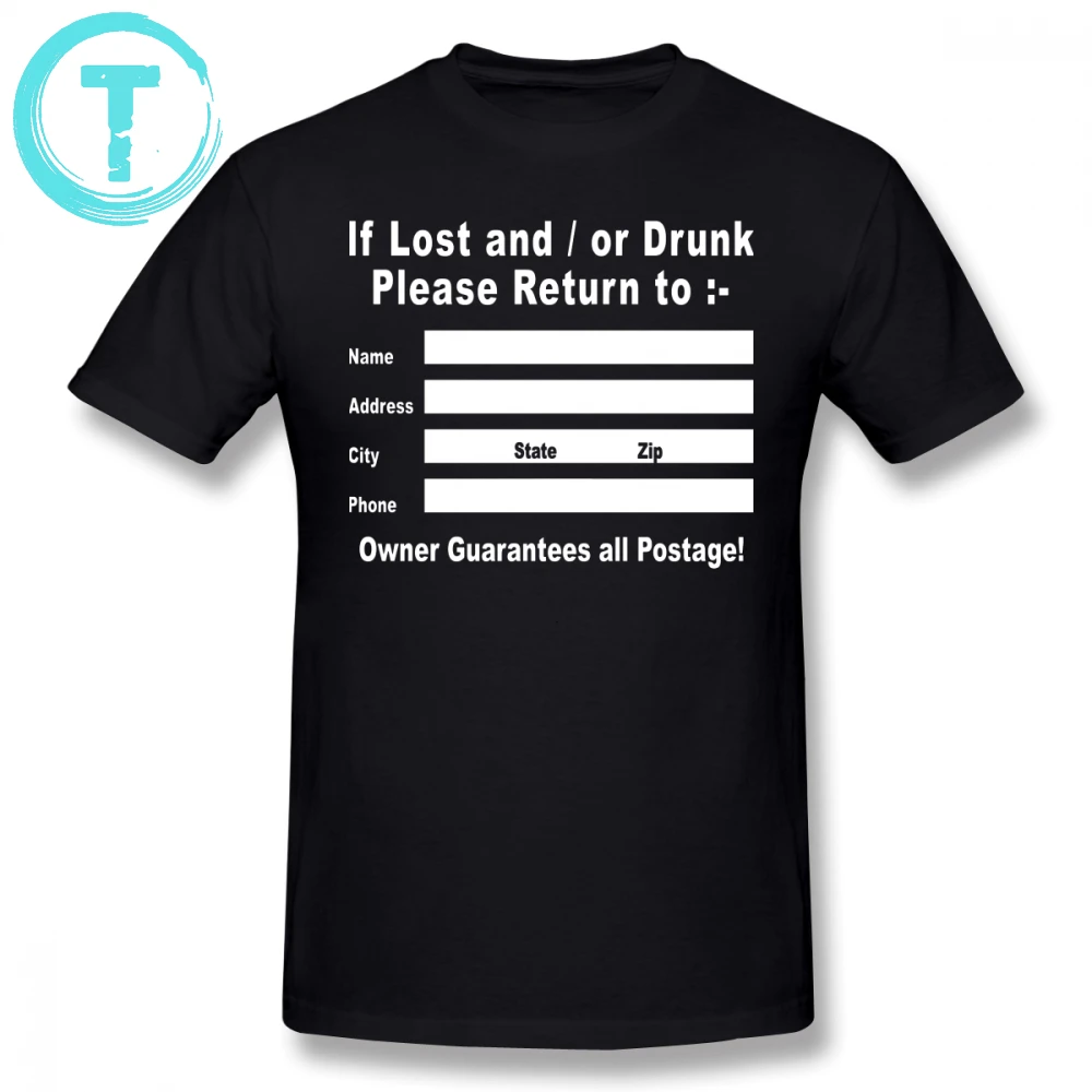 

Bachelor Party T Shirt If Lost And U002F Or Drunk Please Return To T-Shirt Oversize Short Sleeve Tee Shirt Tshirt Plus Size 4XL
