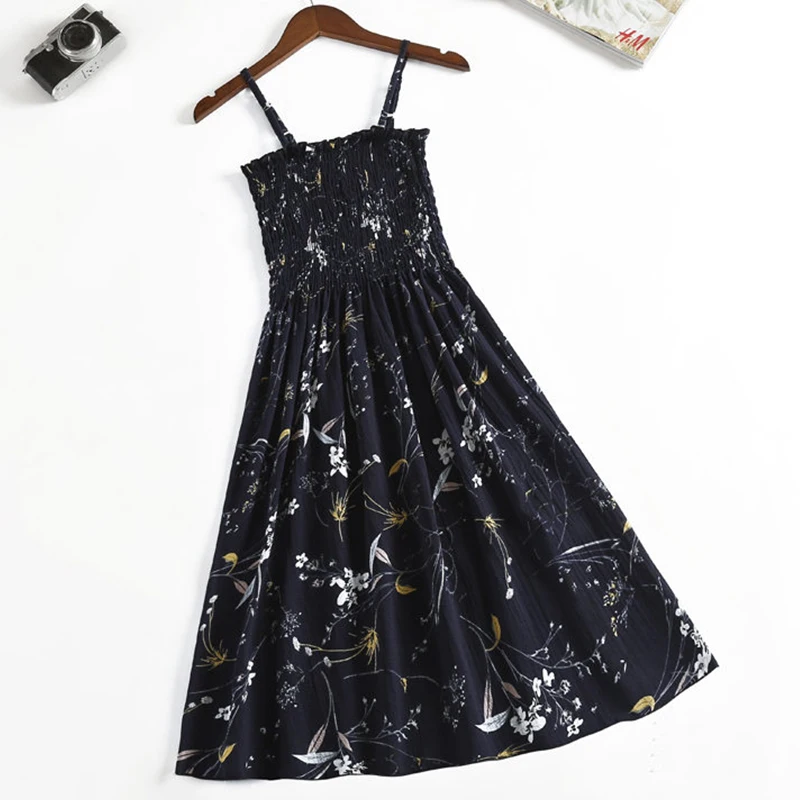 Модное повседневное мини платье один размер богемный Принт Vestidos Mujer Бохо летнее