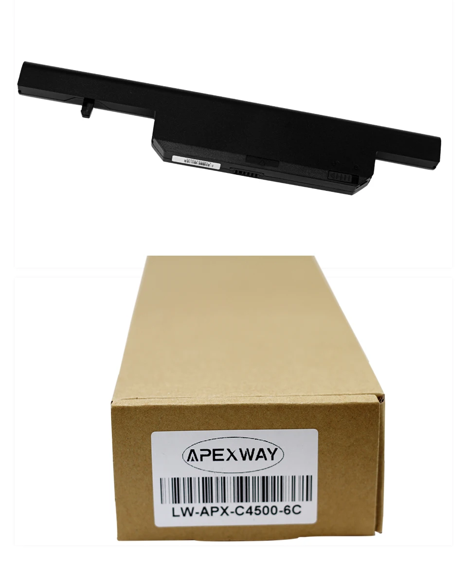 Apexway 11,1 V 6 элементная батарея для Clevo C4500BAT-6 C4500BAT 6 B4100M C4500 C4500BAT6 B4105 B5100M B5130M W150 W240C W240HU W250H