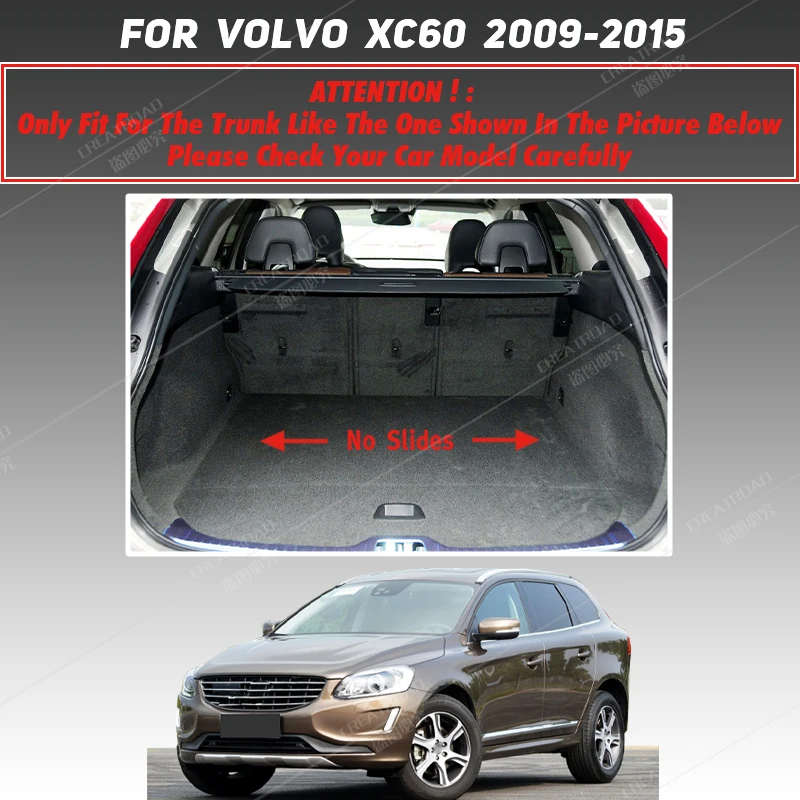 Коврик для багажника автомобиля Volvo XC60 2009 2010 2011 2012 2013 2014