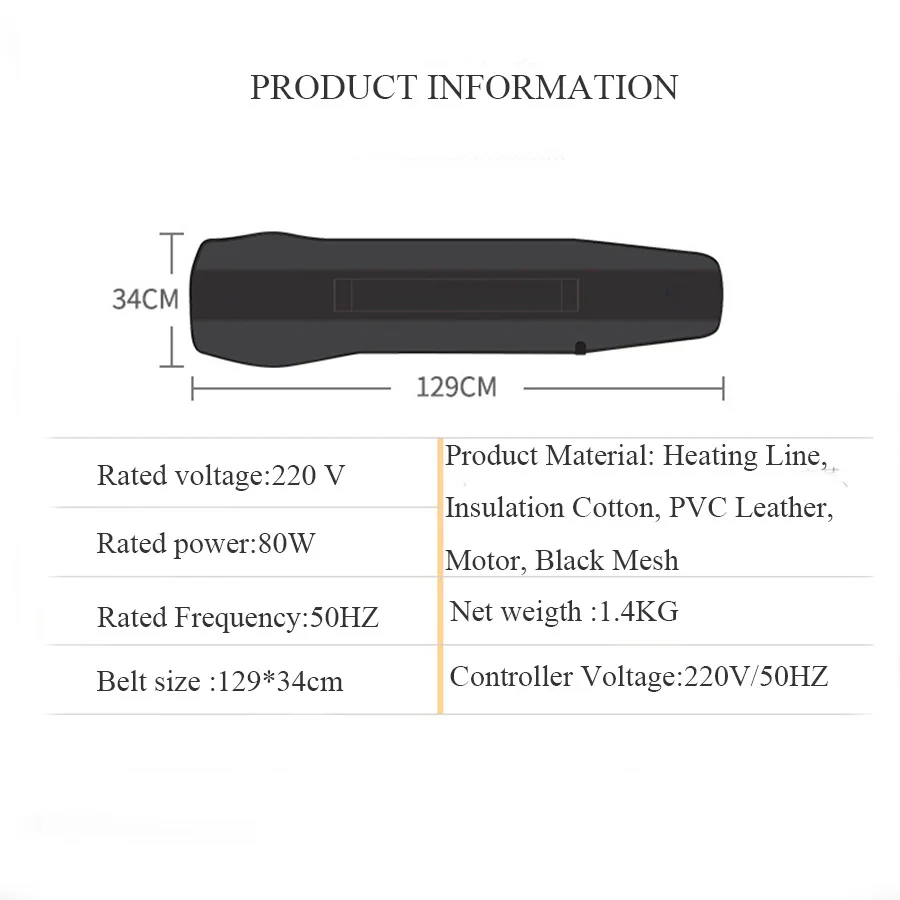 Электрический пояс для похудения фотонный Массажер прогревания талии