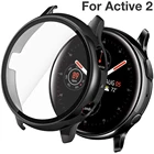 Роскошные ювелирные изделия из чистого Прозрачная крышка для Samsung Galaxy смотреть активный 2 40 мм 44 40-44 мм защитный чехол стекло экрана протектор Аксессуары