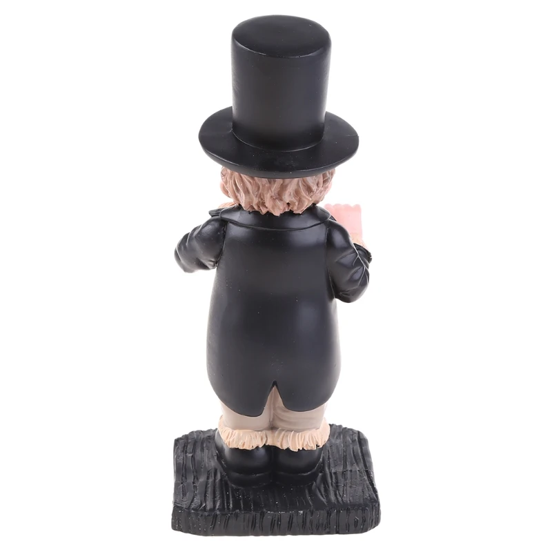 

Toilet-Butler with Small Mini Fake Roll Paper Holder Resin Ornament Cute Figurine Home Decor Bathroom Funny Sculpture T3EA
