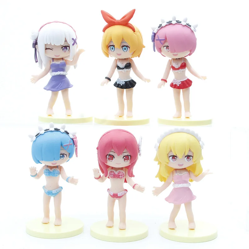 

Re:Life In A Different World From Zero Figure Rem Ram Figurine Emilia Petra Leyte PVC Collection Model Toys 6 Styles Anime