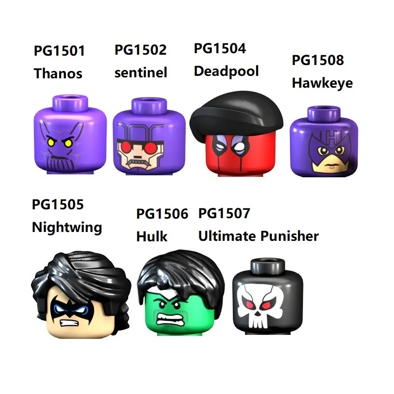 PG8121 этанос Дэдпул ночная рука Халк Ultimate Punisher Hawkeye sentinel строительные блоки мини