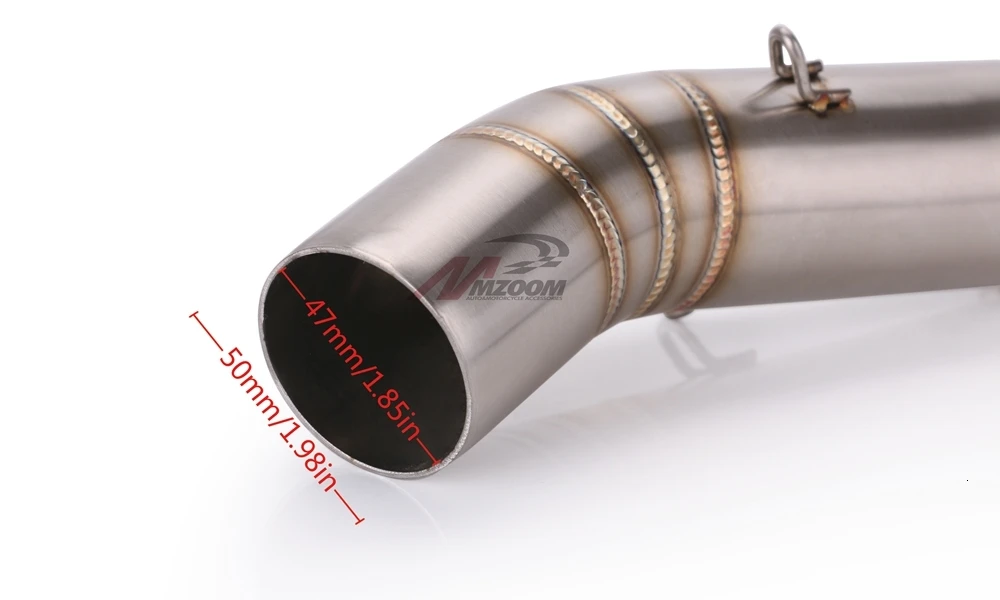 FOR cbr500 CBR 500R motorcycle exhaust contact middle pipe connector for HONDA CBR500R 2012 to