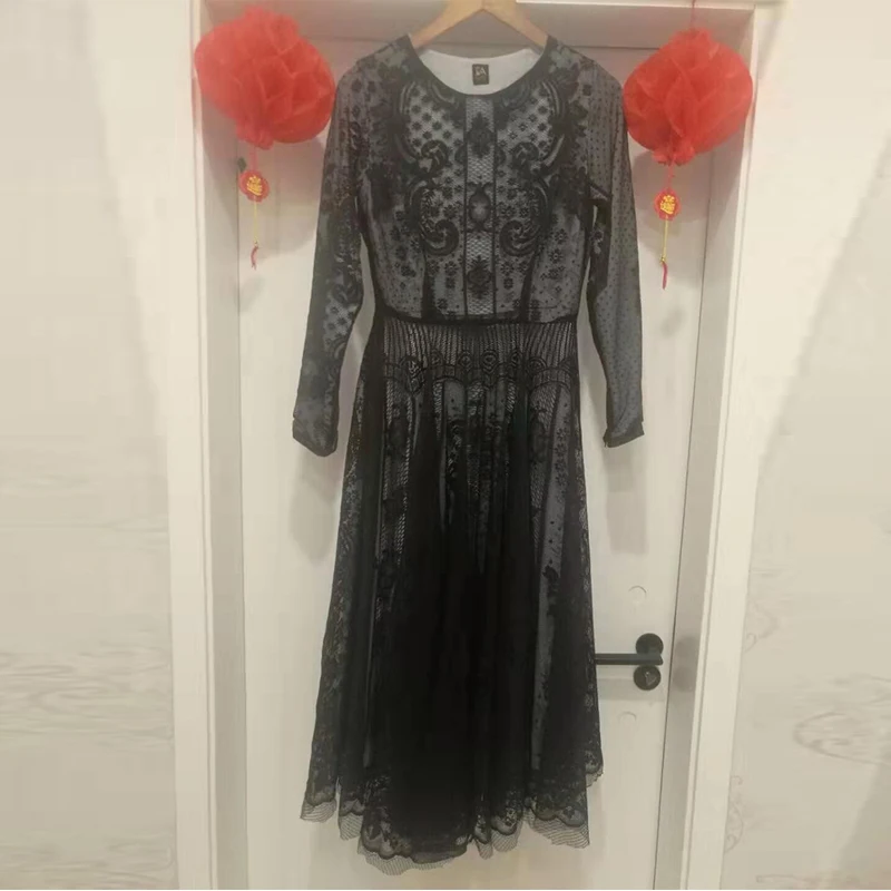 Черное мусульманское платье Дубай abaya Soiree турецкие вечерние платья Хиджаб ислам одежда Абая для женщин Grote Maten Dames Kleding