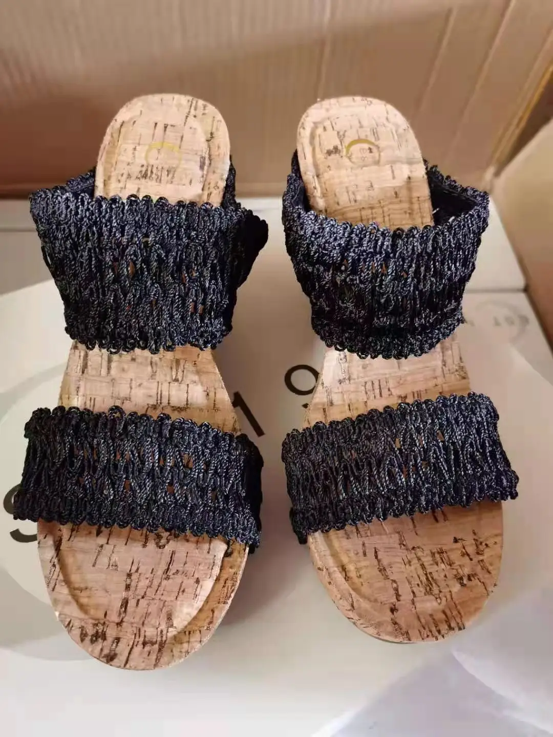 

High Heel Sandal for Women Shoes Lady 2021 Espadrilles Platform Clogs Wedge Large Size Suit Female Beige High-heeled New Lacquer