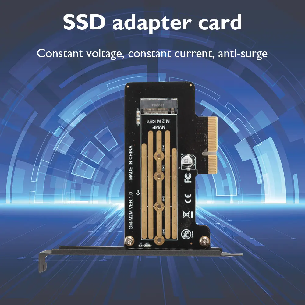 

M.2 PCIe SSD Adapter NGFF NVMe 2280 2260 2242 2230 SSD to PCIe 3.0 X4 High Speed Adapter Computer Components Key SSD