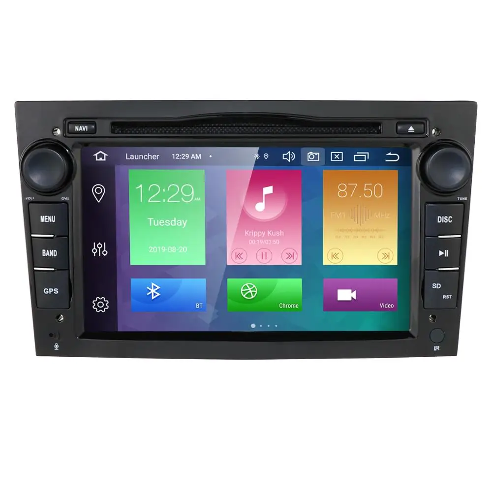 black Hizpo PX5 2 Din Octa Core " Android 8,0 автомобильный dvd-радиоплеер для Opel Astra Vectra Antara Zafira Corsa gps Navi Wi-Fi и Bluetooth - Цвет: black
